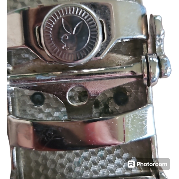 Vintage Stainless Steel Playboy Belt Buckle - Picture 4 of 5